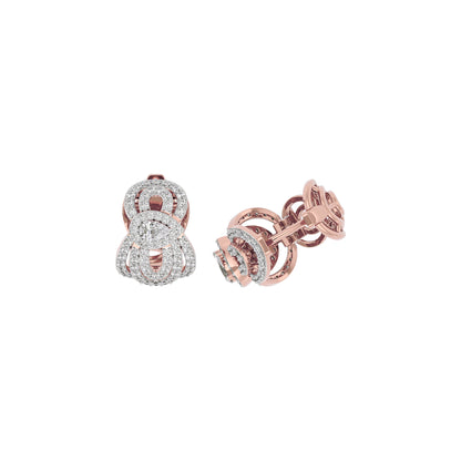 Regal Charm Diamond Earring 18 KT / Rose Gold