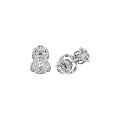 Regal Charm Diamond Earring 18 KT / White Gold