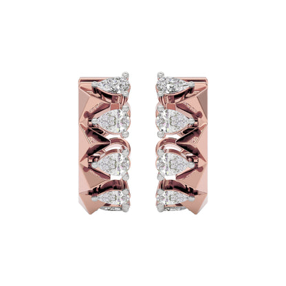 Lunar Luster Diamond Earring 18 KT / Rose Gold