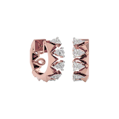 Lunar Luster Diamond Earring 18 KT / Rose Gold