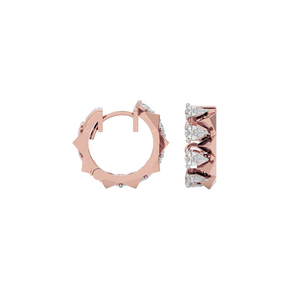 Lunar Luster Diamond Earring 18 KT / Rose Gold