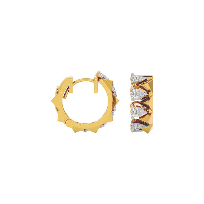 Lunar Luster Diamond Earring 18 KT / Yellow Gold