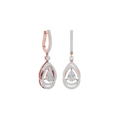 Starlight Embrace Diamond Earring 18 KT / Rose Gold
