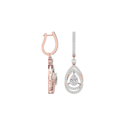 Starlight Embrace Diamond Earring 18 KT / Rose Gold