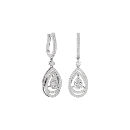 Starlight Embrace Diamond Earring 18 KT / White Gold