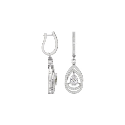 Starlight Embrace Diamond Earring 18 KT / White Gold