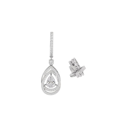 Starlight Embrace Diamond Earring 18 KT / White Gold