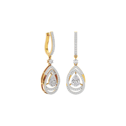 Starlight Embrace Diamond Earring 18 KT / Yellow Gold