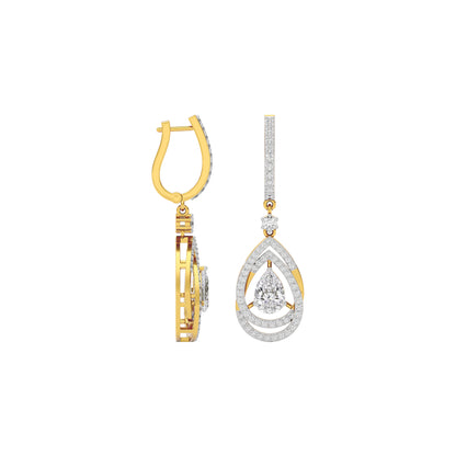 Starlight Embrace Diamond Earring 18 KT / Yellow Gold