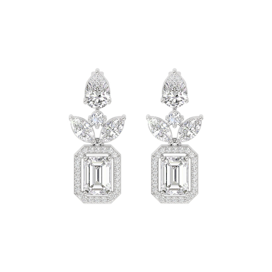 Diamond Enchantment Earring 18 KT / White Gold