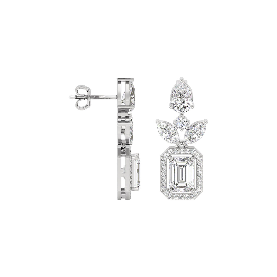 Diamond Enchantment Earring 18 KT / White Gold