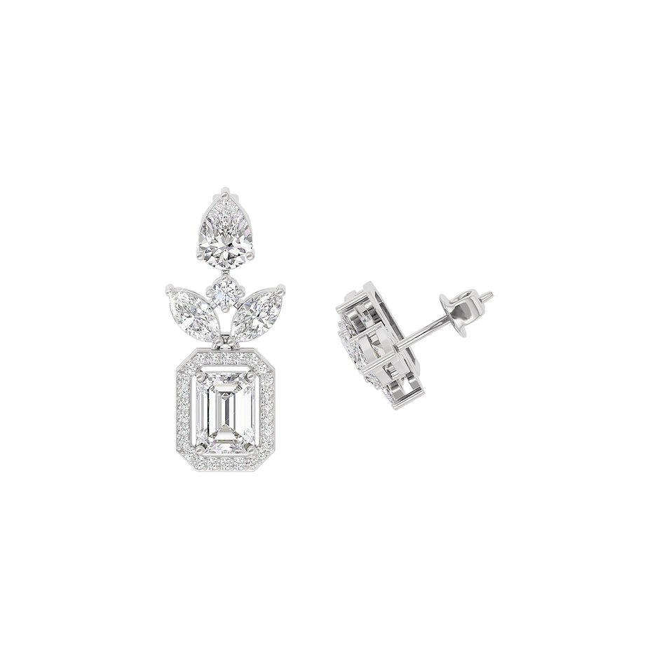 Diamond Enchantment Earring 18 KT / White Gold