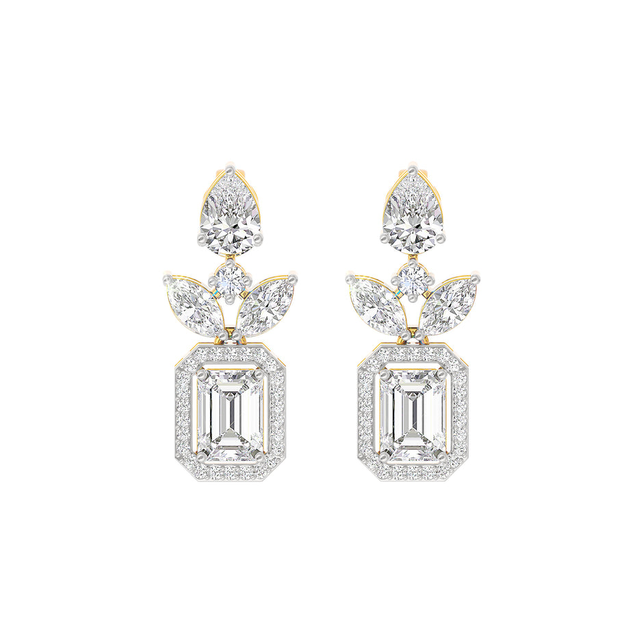 Diamond Enchantment Earring 18 KT / Yellow Gold