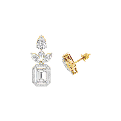 Diamond Enchantment Earring 18 KT / Yellow Gold