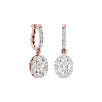 Radiant Blossom Diamond Earring