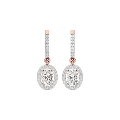 Radiant Blossom Diamond Earring 18 KT / Rose Gold