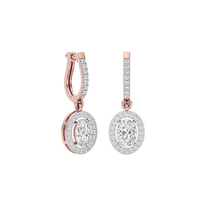 Radiant Blossom Diamond Earring 18 KT / Rose Gold