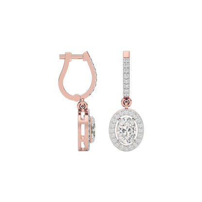 Radiant Blossom Diamond Earring 18 KT / Rose Gold