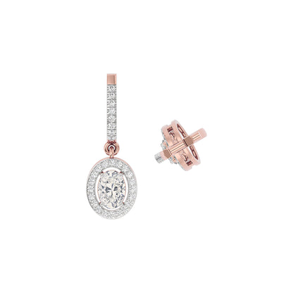 Radiant Blossom Diamond Earring 18 KT / Rose Gold