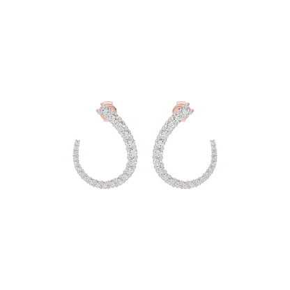 Opal Dreamscape Diamond Earring 18 KT / Rose Gold