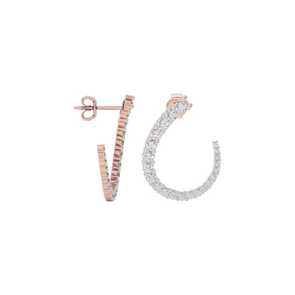 Opal Dreamscape Diamond Earring 18 KT / Rose Gold