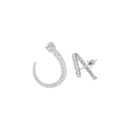 Opal Dreamscape Diamond Earring 18 KT / White Gold