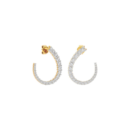 Opal Dreamscape Diamond Earring 18 KT / Yellow Gold