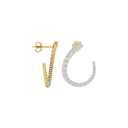 Opal Dreamscape Diamond Earring 18 KT / Yellow Gold