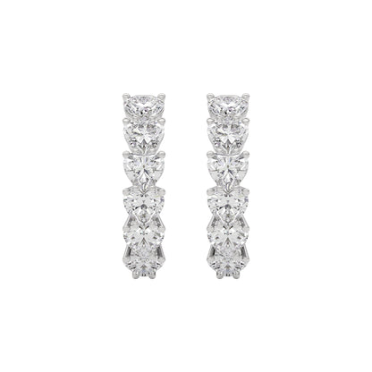 Silken Whisper Diamond Earring 18 KT / White Gold