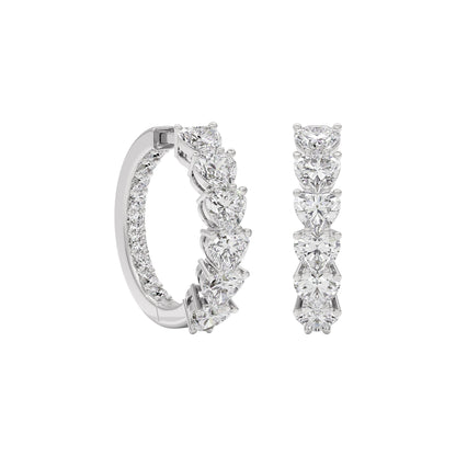 Silken Whisper Diamond Earring 18 KT / White Gold