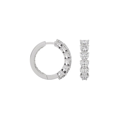 Silken Whisper Diamond Earring 18 KT / White Gold