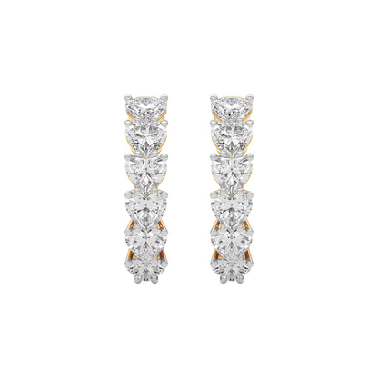 Silken Whisper Diamond Earring 18 KT / Yellow Gold