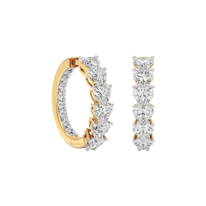 Silken Whisper Diamond Earring 18 KT / Yellow Gold