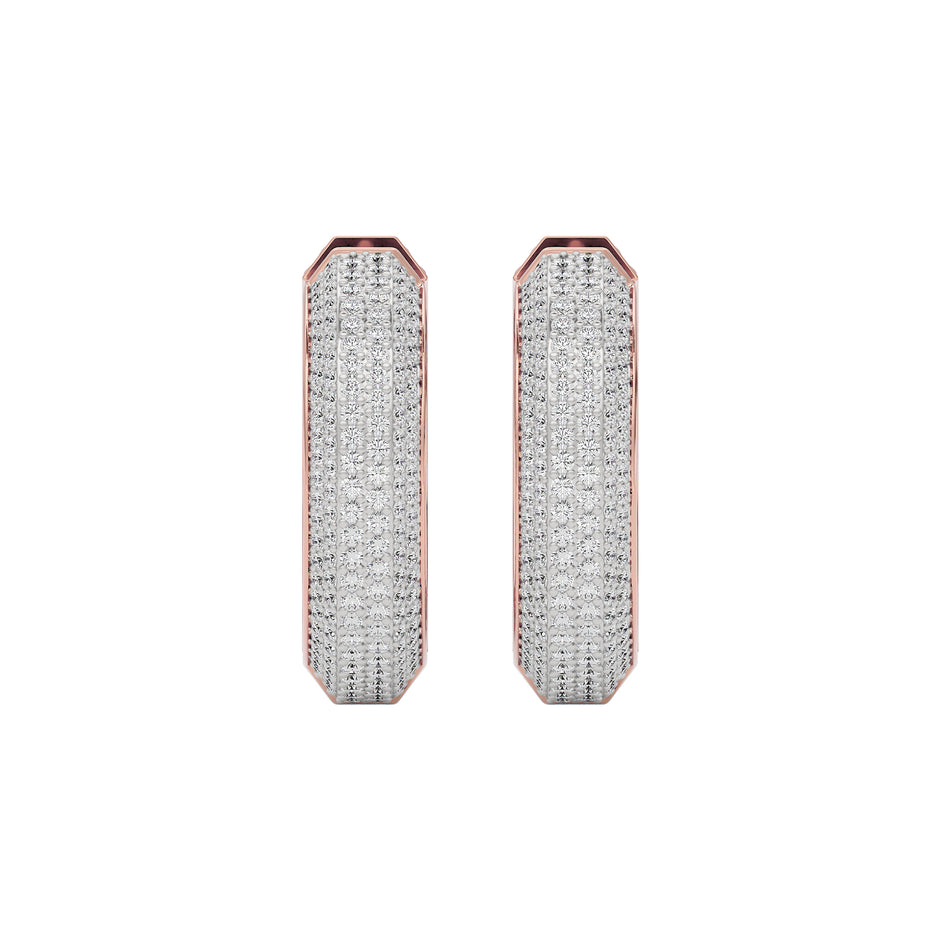 Twilight Mist Diamond Earring 18 KT / Rose Gold