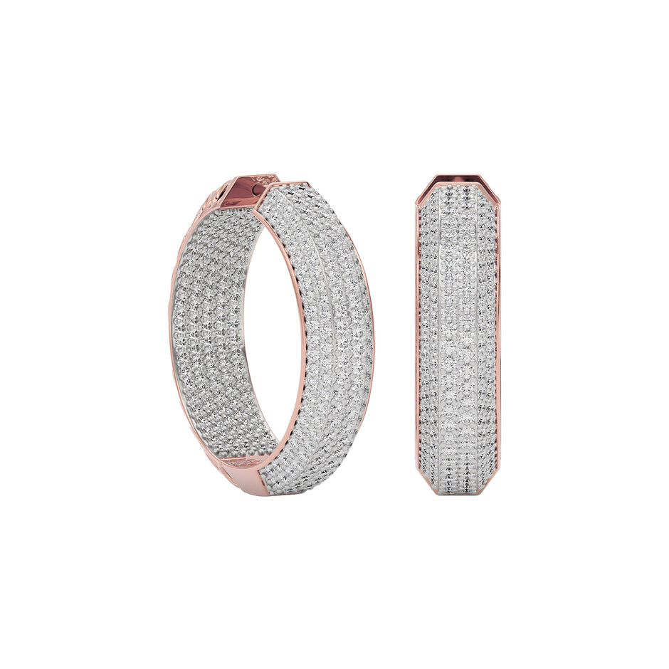 Twilight Mist Diamond Earring 18 KT / Rose Gold