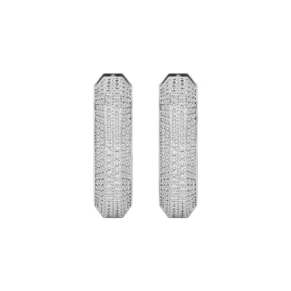 Twilight Mist Diamond Earring 18 KT / White Gold