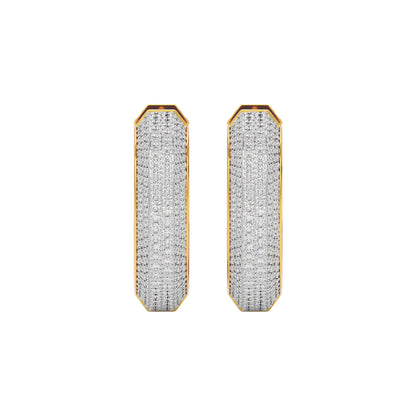 Twilight Mist Diamond Earring 18 KT / Yellow Gold