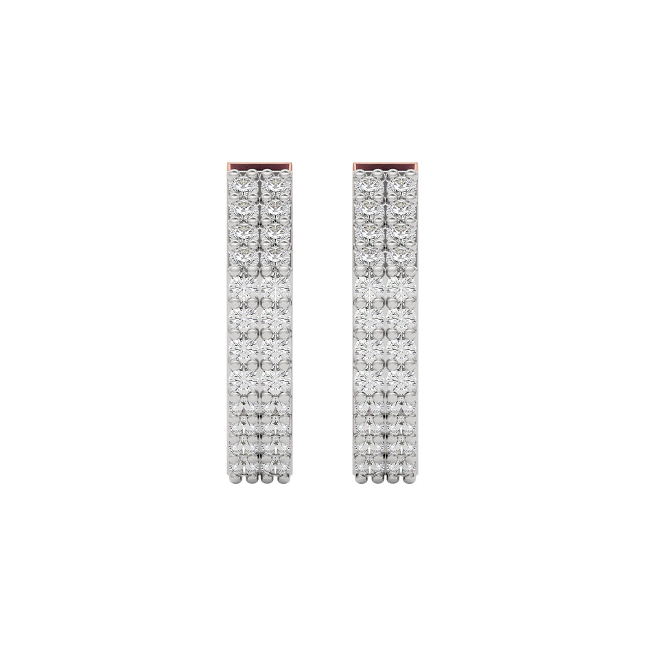 Velvet Embrace Diamond Earring 18 KT / Rose Gold