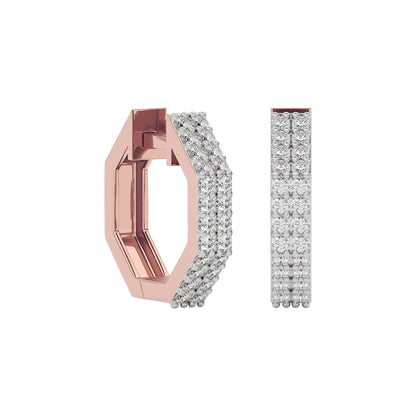 Velvet Embrace Diamond Earring 18 KT / Rose Gold