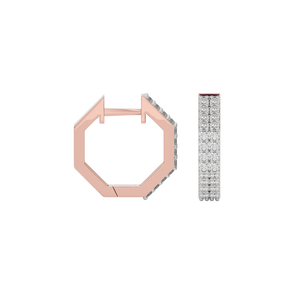 Velvet Embrace Diamond Earring 18 KT / Rose Gold