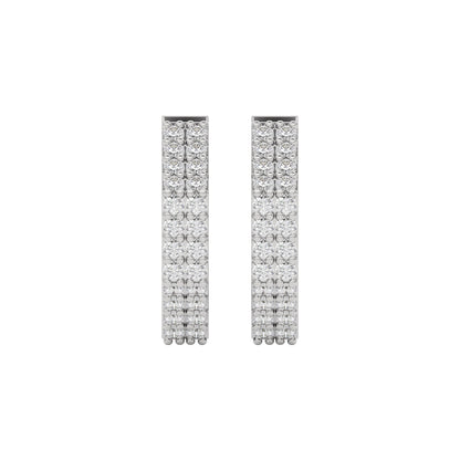 Velvet Embrace Diamond Earring 18 KT / White Gold