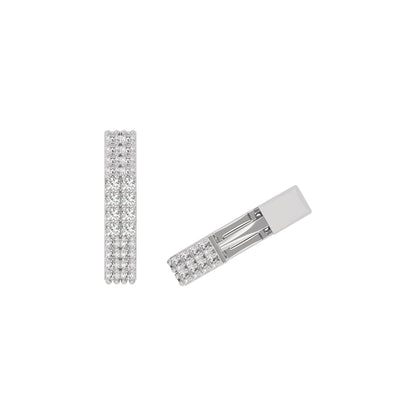 Velvet Embrace Diamond Earring 18 KT / White Gold