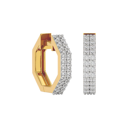 Velvet Embrace Diamond Earring 18 KT / Yellow Gold