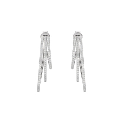 Crystal Dew Diamond Earring 18 KT / White Gold