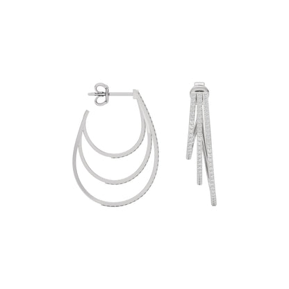 Crystal Dew Diamond Earring 18 KT / White Gold