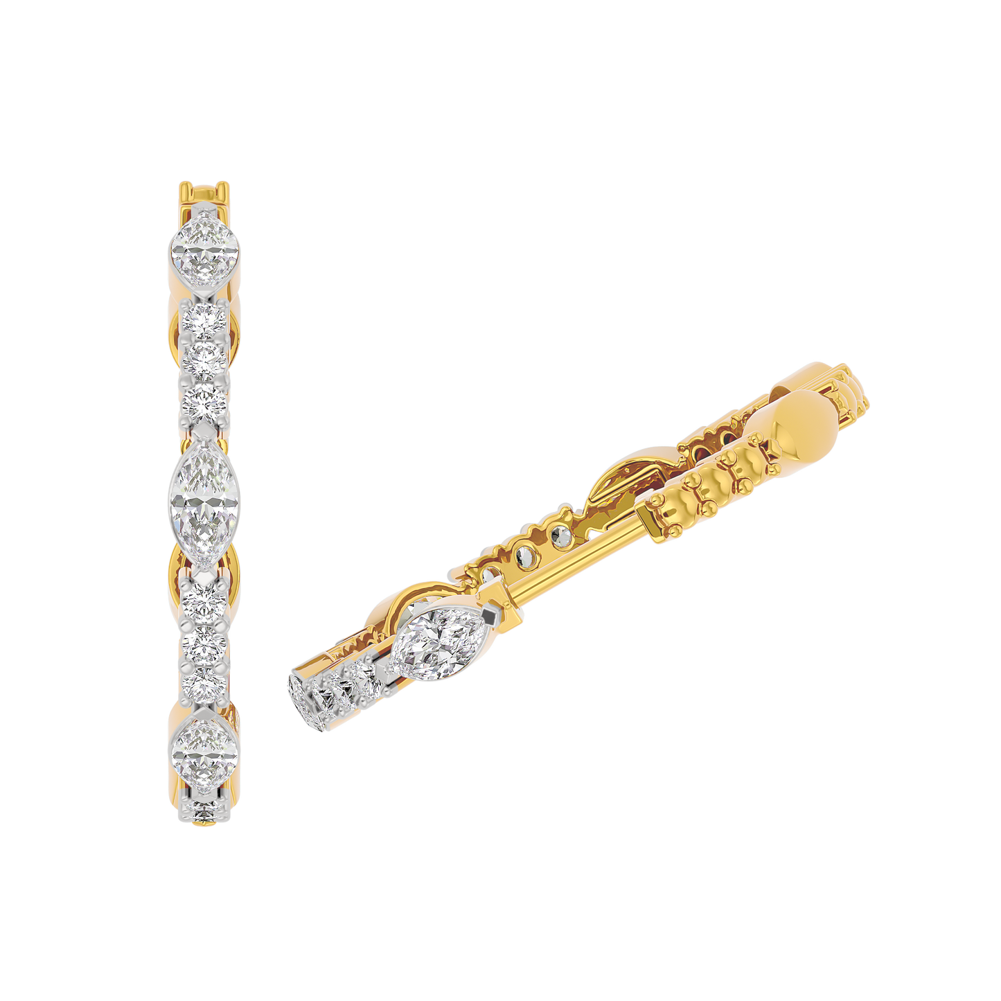 Diamond Halo Spark Diamond Earring