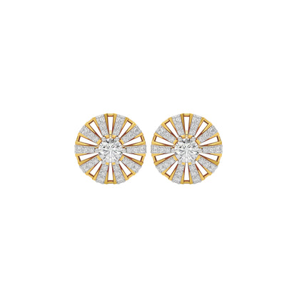 Lustrous Charm Diamond Earring 18 KT / Yellow Gold