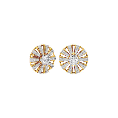 Lustrous Charm Diamond Earring 18 KT / Yellow Gold