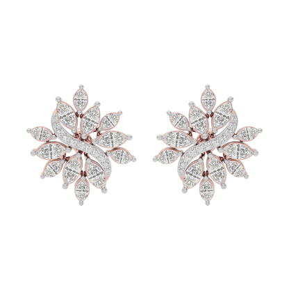 Glimmering Lace Diamond Earring