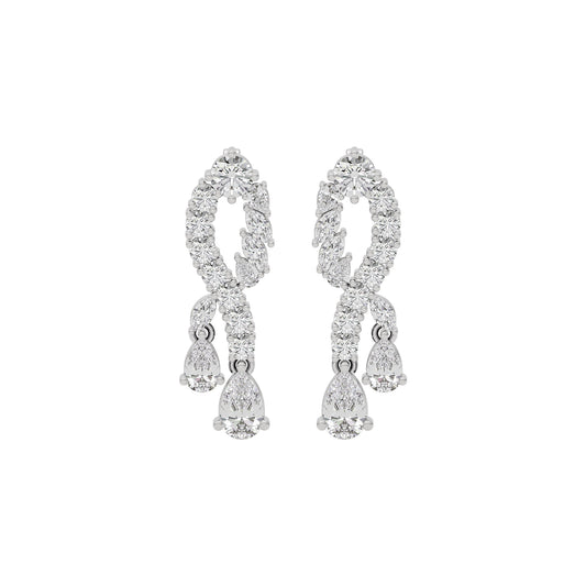 Starlit Dream Diamond Earring 18 KT / White Gold